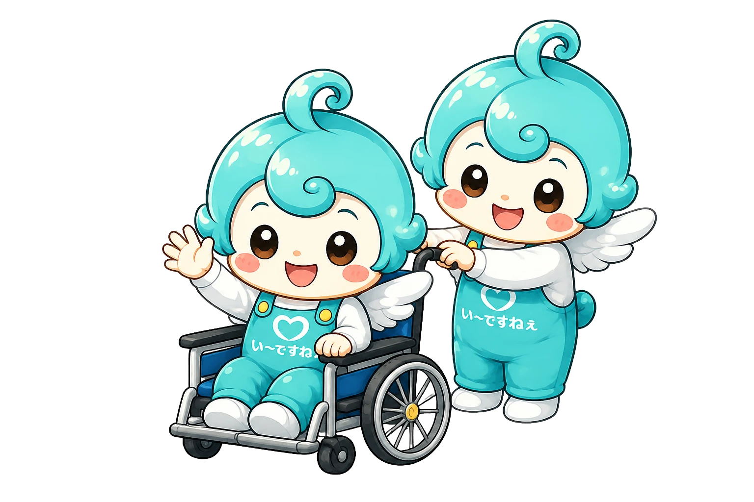 福祉タクシー い〜ですねぇ マスコット い〜ちゃん