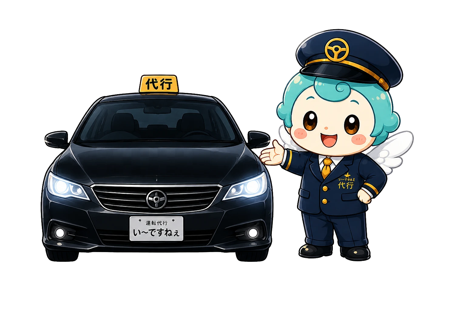 運転代行 い〜ですねぇ 専用車両とい〜くん